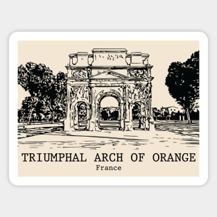 Triumphal Arch of Orange - France Magnet